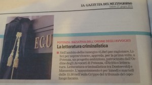 Gazzetta del Mezzogiorno, 27-06-2015