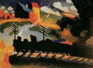 FERROVIA A MURNAU, KANDINSKY, 1909