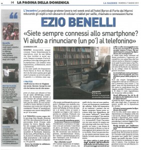 Ezio Benelli - La Nazione - 7 Giugno 2015